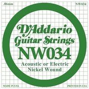 Resim D'Addario NW034 Nickel Wound Elektro Gitar Tek Tel 