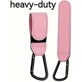 Resim Willowhaven 2 Adet Pembe Pu Deri Puset Kancası, Alışveriş Çantası Ve Bez Çantası Askısı Diğer 