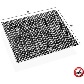 Resim Eco Modül Kaşıklık Damalı 55x49acero20124 925 Çok Renkli 