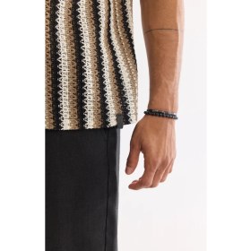 Resim AVVA Erkek Kahverengi Apaj Yaka Nefes Alan Soft Touch Kısa Kol Comfort Fit Gömlek A61Y2074 