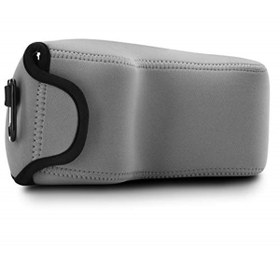 Resim MegaGear Nikon Coolpix P1000 Neopren Fotoğraf Makinesi Kılıfı - Gri 