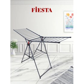 Resim FS-221 Velina Kırılmaz Zırhlı Kalın Borulu Çamaşır Kurutma Askısı 