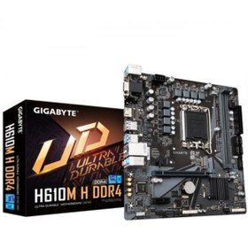 Resim Gigabyte INTEL H610M H DDR4 3200(OC) HDMI,VGA M.2 1700P USB 3.2 Gen1 (12-13. Nesil) 