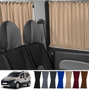 Resim Oto Pandami Fiat Fiorino 2007+ Uyumlu Krem Raylı Oto Perde Takımı 