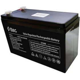 Resim Ttec 12v 7ah Bakımsız Kuru Ti P Akü 