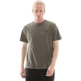 Resim Timberland Dunstan Rıver Garment Dye Short Sleeve T Erkek T-Shirt Yeşil 