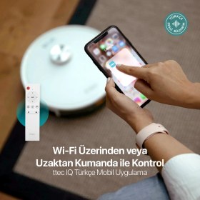 Resim Ttec Robi Pro Laserıq Teknolojili Akıllı Robot Süpürge ve Paspas 