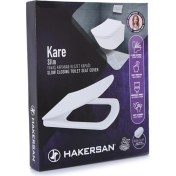 Resim Hakersan Kare Yavaş Kapanan Klozet Kapağı 