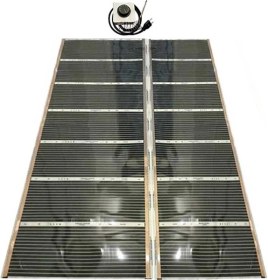 Resim Multiteknik Dijital Termostatlı Kablolu Demonte Set Karbon Isıtıcı - 3 Adet 50X60 