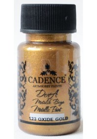Resim Cadence Dora Metalik Boya 50Ml - 123 Oksit Altın 