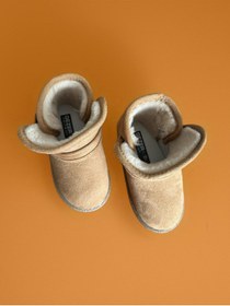 Resim Gezer Unisex Bebek Çocuk Kışlık Camel Cırtlı Okul Kreş Panduf Ayakkabı 