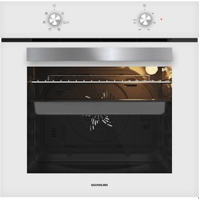 Resim Silverline BO65E1W01-CS5349W01-3481 Flam Beyaz Cam Ankastre Set 