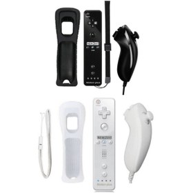 Resim CAFELE Nintendo Wii 2in1 Motion Plus Remote Kontroller + Nunchuk Kontroller Set 