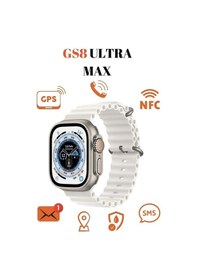 Resim Wearfitpro 49mm Çift Kordon Kilitli Vidalı Gs Ultra 8 Max Watch 8 Ultra 2.08 Ekran Akıllı Saat 