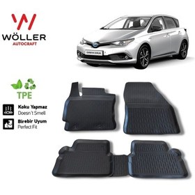 Resim Toyota Auris Paspas 2013 2018 Arası 3d Havuzlu Paspas 