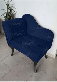 Resim aldagelsin Yeni Model Tekli Köşe Koltuğu Josefin Bench Siyah Ayak 