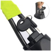 Resim Jokmae Universal Direksiyon Kilidi, 3 Anahtarlı Çelik Araç Güvenlik Kilidi - Suv, Minibüs, Kamyon İçin 