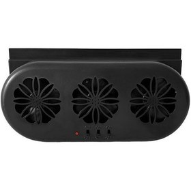 Resim Honmex Araba Usb Fanı, Üçlü Fanlı Hava Döngüsü, Isı Ve Koku Giderici, Bağımsız Anahtar, Sessiz Çalışma, Siyah F-887 
