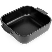Resim Peugeot Appolia Kare Fırın Kabı Satin Siyah 21 cm 