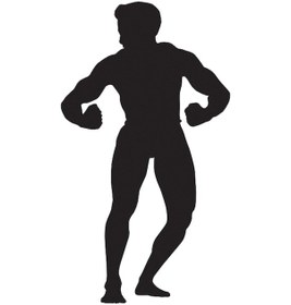 Resim Body Gym Folyo Sticker Derstv1096 80cm Uzunluk Siyah 