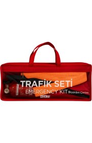 Resim Coverist Trafik ve Ilk Yardım Seti - Muayene Uyumlu 1 kg Araç Yangın Tüpü - 2 Adet Reflektör - Bronze Pack 