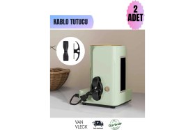 Resim Van Vleck Kelebek Kablo Tutucu Organizer - Masaüstü Kablo Düzenleyici, Çok Amaçlı Kablo Sabitleyici 