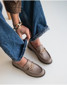 Resim PELİN'İN AYAKKABILARI BARNES KAHVE SÜET MAKOSEN 