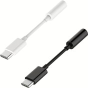 Resim USB-C'den 3.5mm Jack Adaptörü, Type-C'den 3.5mm Kulaklık Jack Dönüştürücü, Erkekten Dişe Bağlantı, USB Güçlü, Çalışma Voltajı ≤36V, USB-C Cihazları İçin 