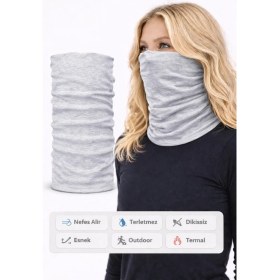 Resim Colizon Unisex Motosiklet Maskesi Bandana - Uv Korumalı Termal Outdoor Boyunluk-Buff 