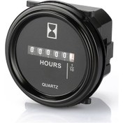 Resim Suofeng Endüstriyel Sıkışık Tip Kronometre Sh-1 - Plastik Ve Metal, Sismik Dayanıklı, 0-99999.9 Saat Zaman Aralığı, Siyah 