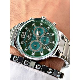 Resim Bentini Fonksiyonlu ve Takvimli Lüks Saat 