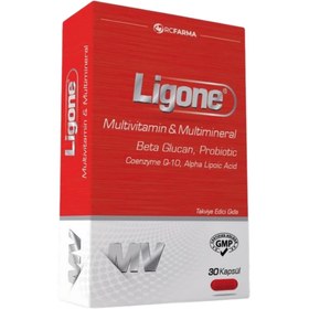 Resim LİGONE Beta-Glucan Probiotic Multivitamin 30 Kapsül 