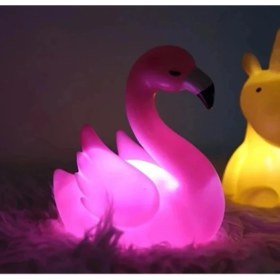 Resim Epilons LED Işıklı Flamingo Masa Lambası 