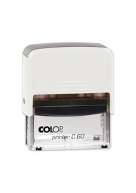 Resim Colop Prınter C60 Beyaz Kasa Siyah Keçe - 37 x 76 MM 