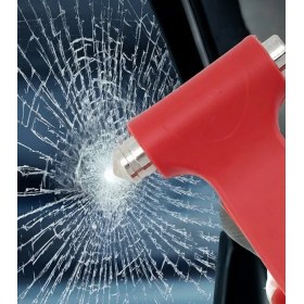 Resim Midkan Acil Durum Çekici - Araç Cam Kırıcı - Emniyet Kemer Kesici 2in1 Acil Durum Çekici 