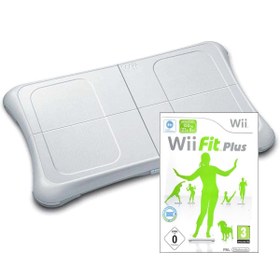 Resim Nintendo Wii Balance Board ve Wii Fit Plus Oyun Nintendo Wii Aksesuar Balans Tahtası Seti 