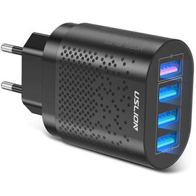 Resim Uslion USB 48 Watt Hızlı Şarj Aleti Siyah 