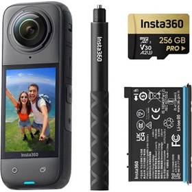 Resim Insta360 X4 Adventure Bundle Aksiyon Kamerası (256GB) 
