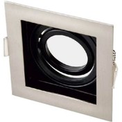 Resim Cata Pars Satin-siyah Kare Sıva Altı Spot Gu-10 Duylu Ampulsüz 