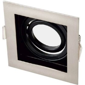 Resim Cata Pars Satin-siyah Kare Sıva Altı Spot Gu-10 Duylu Ampulsüz 