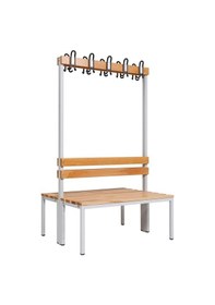 Resim Ayakkabılıksız 4 Ayaklı Çift Taraflı Bank, Kanca Şeritli Bank, 10 Kanca, 100x85x170 Cm, Spor Nankı 