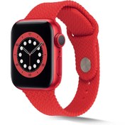 Resim Watch 40mm KRD-37 Uyumlu Zore Kordon-Kırmızı 