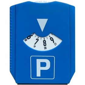 Resim M&h-24 Avrupa Park Diski Park Metreleri Buz Kazıyıcılı, Plastik, Mavi 