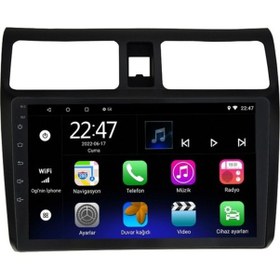 Resim Celali Tuning Suzuki Swift 2010-2012 Android 12 Carplay Navigasyon Multimedya - 2gb Ram 32gb Hdd 