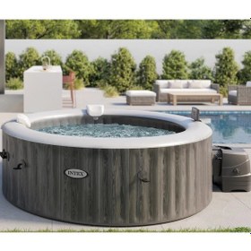 Resim Intex Greywood Deluxe 6 Kişilik Jakuzi Jetli Masaj, Led Işık, 
