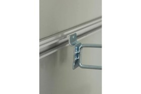 Resim Modern Raf Kanallı Panoya 20 cm Etiketli Kanca 20'li Paket 