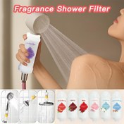 Resim Koku Duş Filtresi - 15 Koku, Kloru Önleyici, Kireç Önleyici, Kireç Önleyici, Kuru Cilt ve Saç Önleyici, Banyo, Lavabo, Çamaşır Makinesi, Tuvalet ve Sıcak Su Deposu için Su Arıtma, Duş Filtresi|Koku Emanet Filtre|Plastik Filtre 