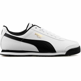 Resim Puma Roma Basic B-1 Erkek Günlük Spor Ayakkabı 353572-04 BEYAZ-SYH 