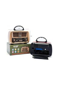 Resim Nns Radyo Nostalji Şarjlı Pilli Bt/usb/sd/fm Nns NS-8068BT 