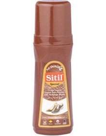 Resim Öz 3 Adet Sitil Ayakkabı Boyası Likit 80 Ml Koyu Kahve Renkli 